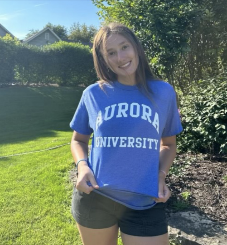 Senior Rosie Karl verbally committed to Aurora University in August. Karl has been playing volleyball for six years.